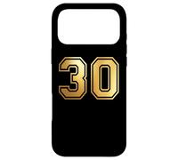 30 Number Thirty Team Sports Graphic Varsity Matching Case for iPhone 17 Pro Max
