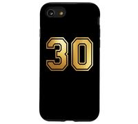 30 Number Thirty Team Sports Graphic Varsity Matching Case for iPhone SE (2020) / 7/8