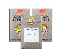 30 Organ 15X1ST Flat Shank Home Embroidery Machine Needs with Large Eye ~ Multiple Sizes! (Metric 75/11(Ball Point))