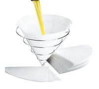 30 Pack 10" Deep Fryer Oil Filters, Best Non Woven Cooking Oil Strainer, Premium Maple Syrup Filter Set, Cones Commercial Filter for Restaurants, Kitchen, Cafes, Food Trucks, Hotels