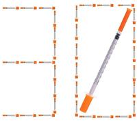 30 pack 1ml 0.31x8mm Plastic Multiple Uses Measuring Tools,Dispensing Measuring Tool,laboratory accessories, individually sealed packaging (30)