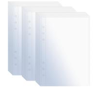 30 Pack 60 Pockets 5x7'' Clear Page Protectors for A5 Binder 6 Ring, Photocard Sleeves Top Loading, Double Sided Photo Pages, A5 Binder Inserts for Photos Postcards Cards