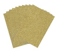 30-Pack A4 Light Gold Glitter Card 350gsm by Blitz Craft, Extra Thick Double Sided Non Shed Glitter Cardstock for Cricut, Cake Toppers, Scrapbooking, Wedding Invitations & DIY Craft Paper Projects