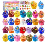 30 Pack Butter Slime Kit for Kids, DIY Slime Toys for Boys Girls