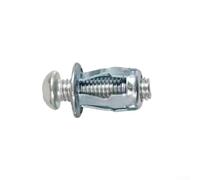 30-Pack Carbon Steel Hollow Wall Anchors, Heavy Duty Expansion Screws for Drywall Plasterboard, METALs Sleeve Fixing Nut for License Plate Chandelier Home(M4*20)