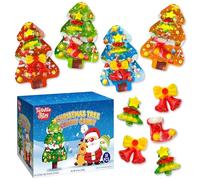 30 Pack Christmas Gummy Candy - Christmas Holiday Themed Hat, Tree, and Bow Designs & Delicious Flavor -Bulk Christmas Gummys Use For Stocking Stuffers, Party Favor, Classroom & Office Treats, Candy