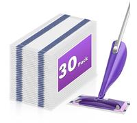 30 Pack Disposable Cleaning Pads for Flash Powermop, Power Mop Pad Refills for Floor Cleaning