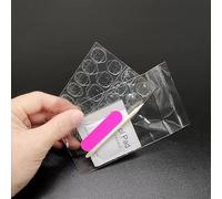 30 Pack Disposable Press on Nail Kit - 4 Piece Individually Packed Manicure Tools with Nail File,Nail Adhesive Tabs,Cuticle Stick & Prep Pads for Salon, Home, Travel | Professional Nail Art Prep Kit