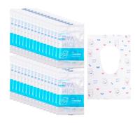 30-Pack Disposable Toilet Seat Covers - XL Waterproof & Non-Slip, Hygienic Travel Essentials for Public Toilets, Planes & Trains - Single-Use, Ideal for Toddlers, Pregnant Women & Adults