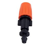 30-Pack Flexible Barbed Misting Nozzles for Drip Irrigation Systems - 4/7mm Hose Connection 7.5-8.6 L/h Flow Rate 1.5-3 Kg Pressure 0.7-0.9 M Spray Diameter Garden Greenhouse Patio Fog Cooling