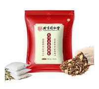 30 Pack Ginger Herbal Foot Soak Spa - 900g Natural Plant Blend with Mugwort & Saffron, Relaxing Aromatherapy Bath for Home Wellness Routine 艾草生姜中药泡脚包900g