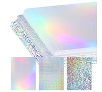 30 Pack Glitter Cardstock A4, 250gsm Shimmer Glitter Paper for Scrapbook, Birthday, Wedding Party, Decorations (Multicolor)