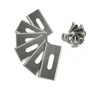 30 Pack Grass Blades for Husqvarna with Double Sharp Stainless Steel Blade 36.5*18.5*0.65mm,