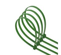 30 Pack Green Nylon Cable Ties 4.8 x 250mm Ideal for Securing Cables and Organizing Spaces in DIY Projects