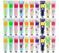 30 Pack Hand Cream Gift Set,Hand Lotion for Dry Cracked Hands,Moisturizing Hand Care Cream with Natural Plant Fruit Scented,Mini Hand Lotion Travel Size Bulk for Women Mom Girlfriend Her Wife