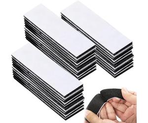 30 Pack Heavy Duty Self Adhesive Hook and Loop Strips 2x10cm | Nylon Polyester Waterproof Cuttable High Tack Backing Dense Hooks Soft Loops For Glass Metal Plastic Tile And Smooth Surfaces