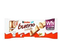 ( 30 Pack ) Kinder Bueno Milk and Hazelnuts White Bar 2 x 19.5g (39g)