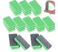 30 Pack Mini Dry Erase Erasers Bulk Magnetic Whiteboard Dry Erasers Classroom Supplies Whiteboard Chalkboard Cleaner for Teacher School Office