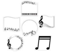 30 Pack Music Sticky Notes - 600 Sheets Music Notepads for Music Teacher Appreciation Gifts Party Favor Musical Notes Message Reminder School Supplies