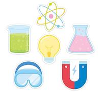 30 Pack Science Sticky Notes - 600 Sheets Science Lab Notepads for Scientist Appreciation Gifts Teacher Reward Prizes Science Week Party Favor Lab School Supplies