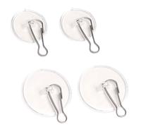 30-Pack Self-Adhesive Hanging Hooks - Decorative Ceiling Mounts with Flagpole Clips for Wind Chimes, Lights & Decor | Multi-Purpose Adhesive Hooks for Living Room, Bedroom & More