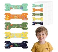 30 Pack Small Size Kids Nasal Strip, Cartoon Pattern 1.73*0.55" Extra Strength Kids Nose Strips for Breathing, Kid Nasal Congestion Relief Nasal Tape, Breathe Snoring Strips Sleep Tape for Children