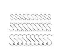 30 Pack Stainless Steel S Hooks, Small, Medium, Large, Utility Hooks for Hanging Pots, Pans, Mugs, Clothing, Tools, Planters, Flower Baskets, Wind Chimes, Bird Feeders and More!