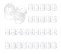 30 Pack Standard Couplers for Piping Bags, Transparent Cake Decorating Tips, Cake Tips for Decorating Baking Tools, Essential Cakes Decoratings Supplies for Frosting Icing Nozzle (1.1 x 0.78 Inch)
