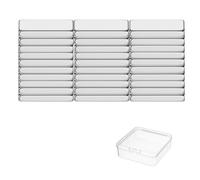 30 Pack Strong Magnets, 20x5x2mm Bar Square Magnet, Rare Earth Magnets, Small Flat Magnet Thin, for Crafts, Model Making, DIY, Office, Fridge and Home