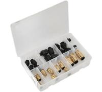 30 Pack - Various Size Metric & Imperial Pneumatic Coupling Thread Adapters