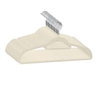 30 Pack Velvet Clothes Hangers - Premium Non-Slip Hangers with Swivel Hook & Tie Bar | Space-Saving Slimline Wardrobe Organisers for Coats, Jackets & Dresses