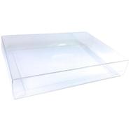 30 Pack - Video Game Box Protectors Compatible with Classic N64 & SNES Style Game Boxes - 0.40MM Thick Clear PET Sleeves - Display Case Covers for Vintage Cartridge Packaging