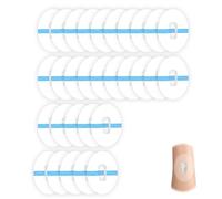 30 Pack Waterproof Dexcom G6 Adhesive Patch, Transparent Overpatch Overlay Patch, Latex-Free Hypoallergenic Pre-Cut Tape, Strong Adhesion Skin Friendly Waterproof Stickers for Dexcom G6 Patches