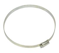 30 PACK Zinc Plated Hose Clip - 140 to 160mm Diameter - External Pressed Threads