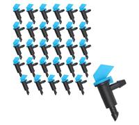 30 Pack ZONADAH 2 GPH Flag Irrigation Dripper Emitter 8L/H Irrigation Emitter Sprinkler Drippers System for 1/4 inches Hose for Garden Patio Lawn Flower Vegetables