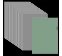 30 Packs A4 Cut Flush Folder,Transparent Plastic Folders,180 Micron Thicken A4 Plastic Sleeves,Clear Wallets,Cut Flush Open Top & Side Wallets for Office,School,Work,Report,Presentation