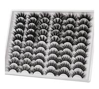 30 Pairs 20MM False Eyelashes Wholesale 6 Styles Lashes Bulk 6D Volume Dramatic Faux Mink Eyelashes Multipack