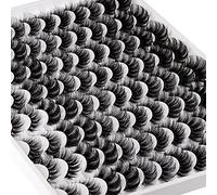 30 Pairs 20MM False Eyelashes Wholesale 6 Styles Lashes Bulk 6D Volume Dramatic Faux Mink Eyelashes Multipack
