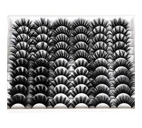 30 Pairs 20MM False Eyelashes Wholesale 6 Styles Mixed Lashes 8D Fluffier Volume Dramatic Faux Mink Eyelashes Thick Full Strip Lashes Pack