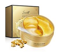 30 Pairs 24K Gold Under Eye Patches for Dark Circles, Anti-Wrinkle, Collagen Eye Gel Patches, Under Eye Masks Reusable, Puffiness and Eye Bags Removal with Cooling Moisturizing Effect for Women & Men