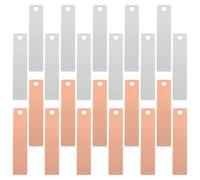 30 Pairs Copper Zinc Strips Electrochemistry Electrode Set
