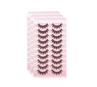 30 Pairs DIY False Eyelashes - Natural & Voluminous Styles - Perfect for Beginners and Makeup Enthusiasts