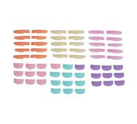 30 Pairs Lash Lift Pads, Reusable Silicone Eyelash Extension Lifting Rods, Soft and Round with Multiple Sizes for Individuals and Beauty Salons, Premium Silicone Materi