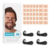 30 Pairs Magnetic Nose Strips Anti-Snoring Nasal Strips for Better Breathing, Reduce Snoring, Skin-Safe, Improve Sleep Quality Anti Snoring Devices Snoring Aids for Men Women