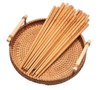 30 Pairs Natural Reusable Bamboo Chopsticks, Chop Sticks, Chinese Chopsticks, Portable, Chinese Classic Style, for Sushi, Noodle, Rice, Ramen, for Kitchen, Dining Room, Gourmet