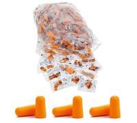 30 Pairs Noise Cancelling Ear Plugs,Orange Soft Foam Ear Plug,Adult Kids Noise Cancelling and for Sleeping, Snoring, Work, Studying, Loud Noise Sound Reduction Reusable Earplugs
