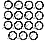 30 pairs Replacement Pin and O-Ring Set (15 Pins+15 Rings),3x25mm Socket Pins for 1/2" Impact Socket Scaffolders and 4mm Impact Ring for Impact Wrench, Pressure Washer (15 Pair）