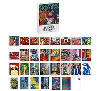 30 PCS 1 Set Famous Painters' Works Postcards Literature and Art Postcard Greeting Birthday Cards Gift Blank Postcards A33