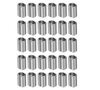 30 Pcs 304 Stainless Steel Metric M5x0.8x3D Wire Thread Inserts Steel Sheath Helicoil Type Screw Repair Sleeve