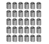 30 Pcs 304 Stainless Steel Metric M6x1.0x2.5D Wire Thread Inserts Steel Sheath Helicoil Type Screw Repair Sleeve